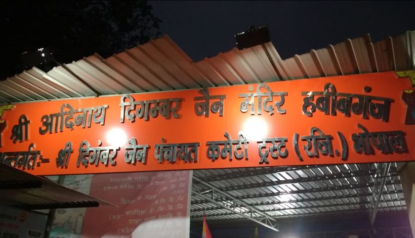 Shri Adinath Digamber Jain Mandir, Obedulla Ganj Road, Habibganj, Bhopal (M.P.) image 2