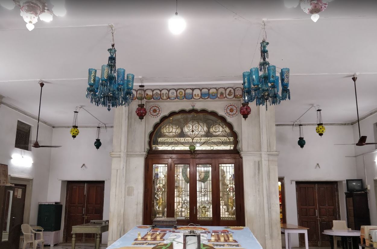 Shri 1008 Shantinath Digamber Jain Mandir, Kalyan Bhavan, Kanchan Bagh, Indore image 8