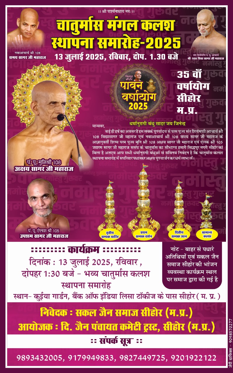 1008 Bhagwan Shri Adinath Digamber Jain Mandir, Englishpura, Sehore (M.P.) thumbnail 3