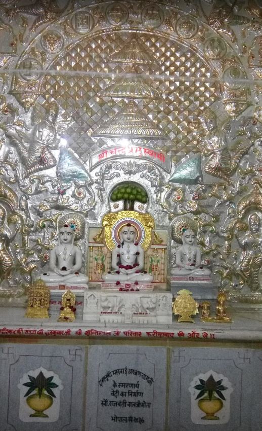 Shri Chandraprabh Swami Shwetamber Jain Mandir, Piplani, Bhopal (M.P.) image 4