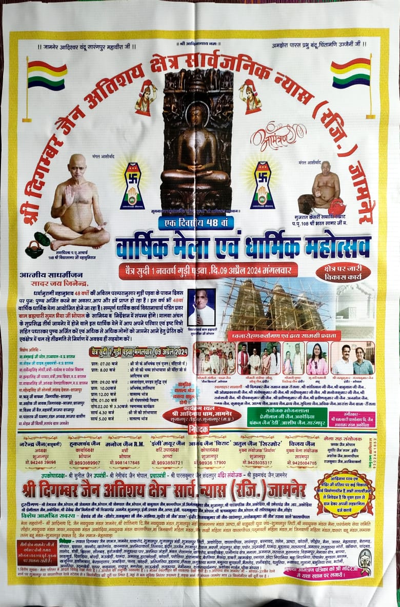Atishaya Kshetra Shri Digamber Jain Mandir, Jamner, District-Shajapur (Madhya Pradesh) main image