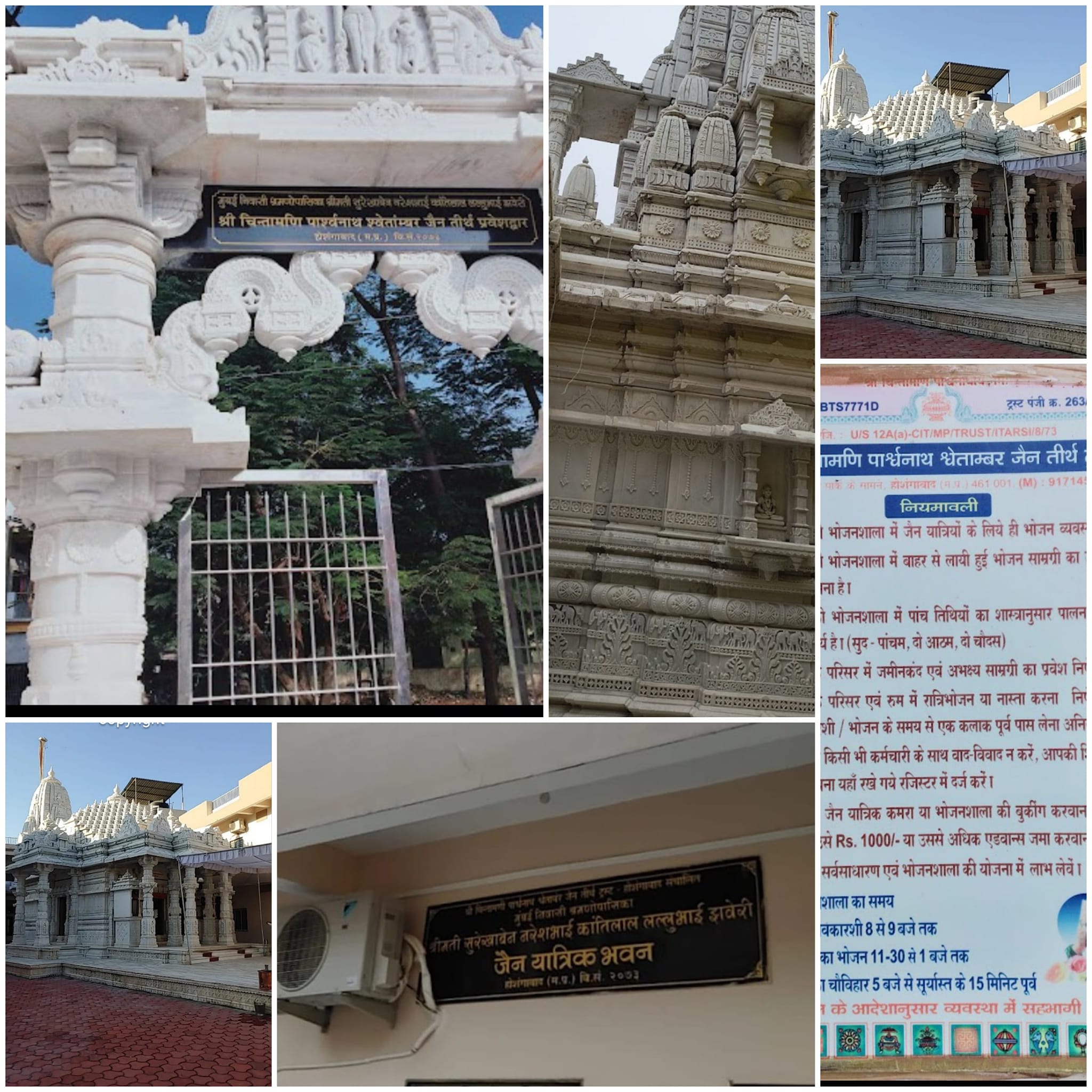 Shri Chintamani Parshvnath Shwetamber Jain Tirth, Jumerati, Jagdish Pura, Hoshangabad (Madhya Pradesh) thumbnail 5