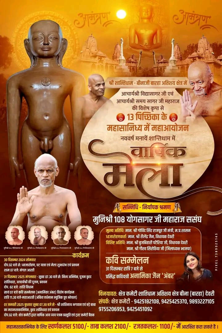 Shri Shantidham Digamber Jain Atishaya Kshetra, Beena, Tehsil - Deori, District - Sagar (Madhya Pradesh) image 1