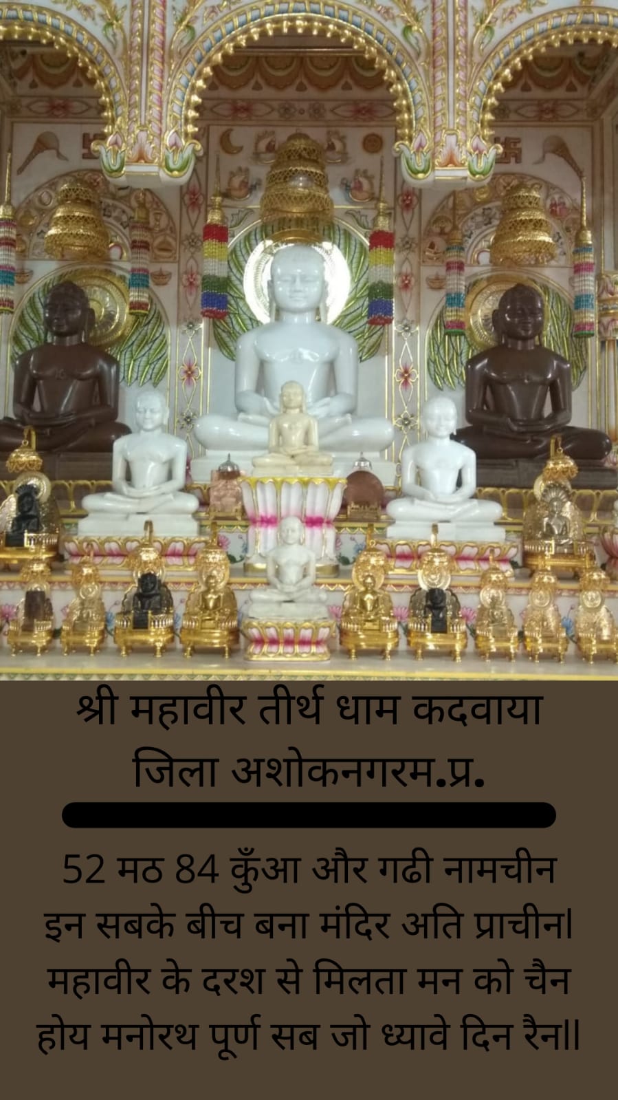 Shri 1008 Atishayakari Mahaveer Digamber Jain Mandir, Kadwaya, District - Ashoknagar (M.P.) thumbnail 4