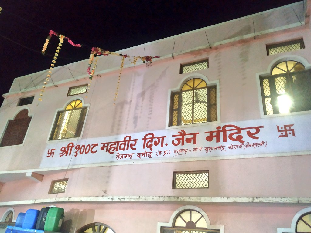 Shri 1008 Mahaveer Digamber Jain Mandir, Tejgarh, District - Damoh (M.P.) main image