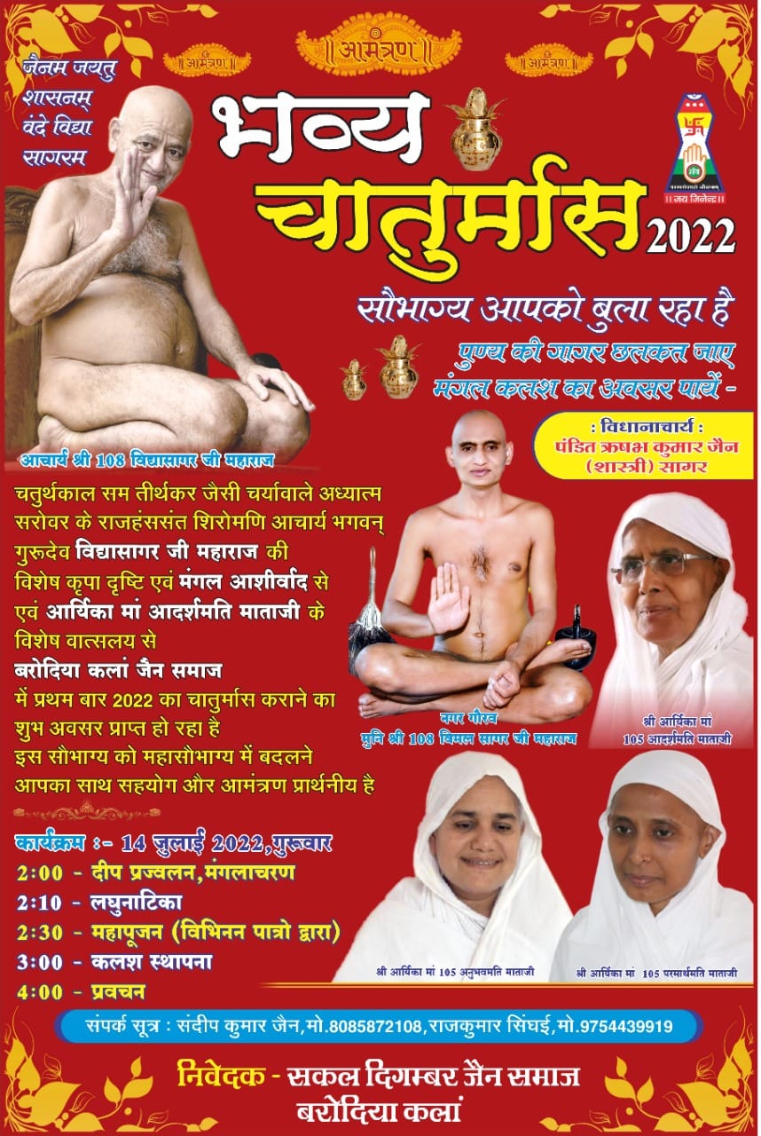 Shri Digambar Jain Mandir, Barodiya Kalan, District - Sagar (M.P.) main image