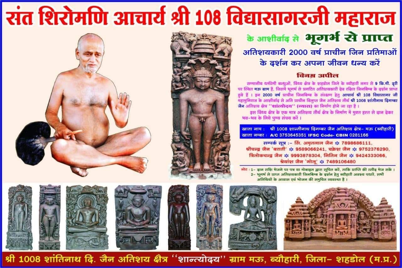 Shri 1008 Shantinath Digamber Jain Atishaya Kshetra Shantodaya, Mau, District - Shahdol (M.P.) image 1