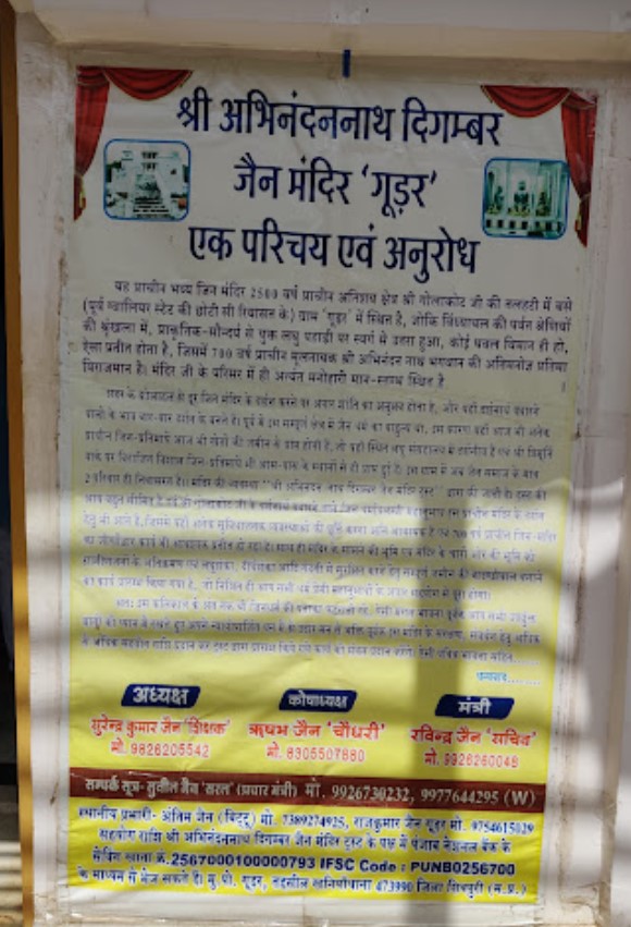 Shri Abhinandan Nath Digamber Jain Mandir, Gudar, District - Shivpuri (M.P.) image 4