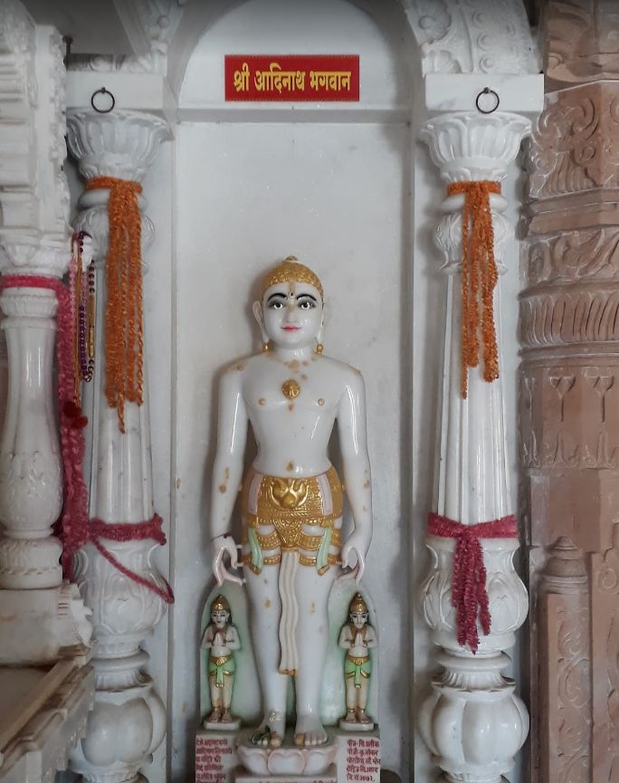 Shri Adinath-Vasupujya Swami Jinalaya,  Shri Shatruanjyavatar Tirth, Nalegaon, Ahmednagar (Maharashtra) image 5