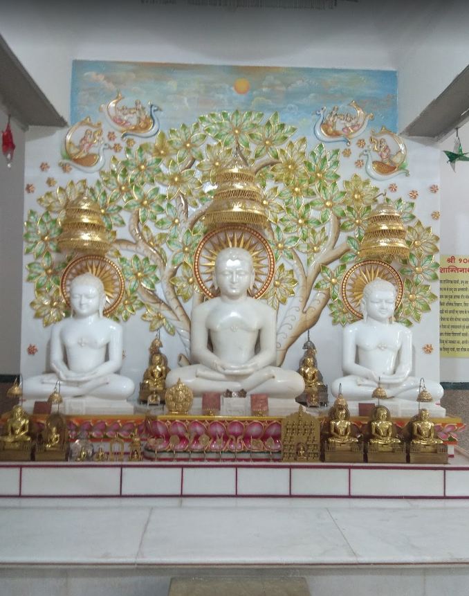 Shri 1008 Shantinath Digamber Jain Mandir, Visavanagar Colony, Vishnu Nagar, Nanded (Maharashtra) image 2