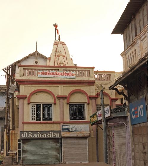 Shri Shantinath Digamber Jain Mandir, Kapad Bazaar, Tower Road, Amreli (Gujarat) image 1