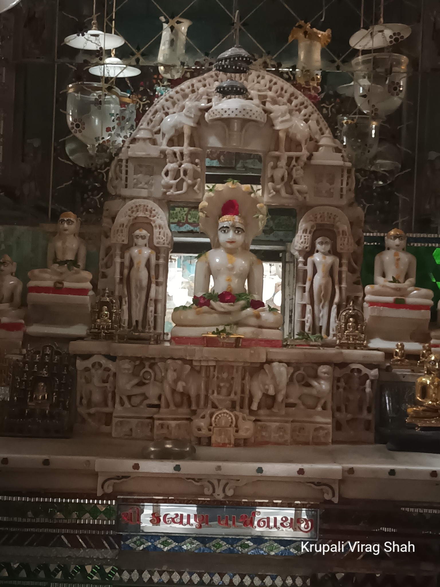 Shri Kalyan Parshvnath Shwetamber Jain Mandir, Desai Vas, Vrindavan Society, Radhanpur, District - Patan (Gujarat) image 7