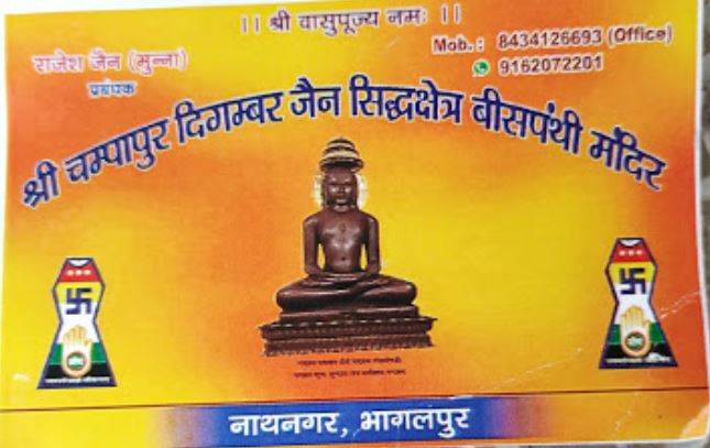 Shri Champapur Digamber Jain Siddh Kshetra Bees Panthi Mandir, Nathnagar, Bhagalpur (Bihar) image 3