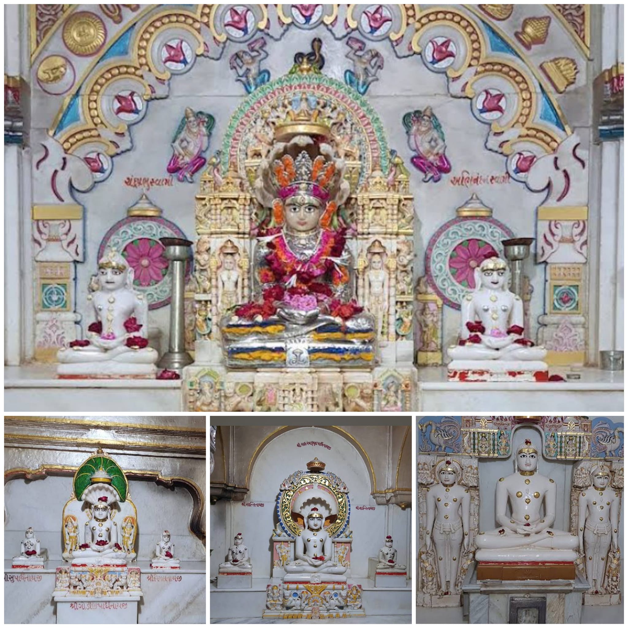Shri Kalyan Parshvnath Jain Derasar, Kada Darwaja, Visnagar, District - Mahesana (Gujarat) thumbnail 5