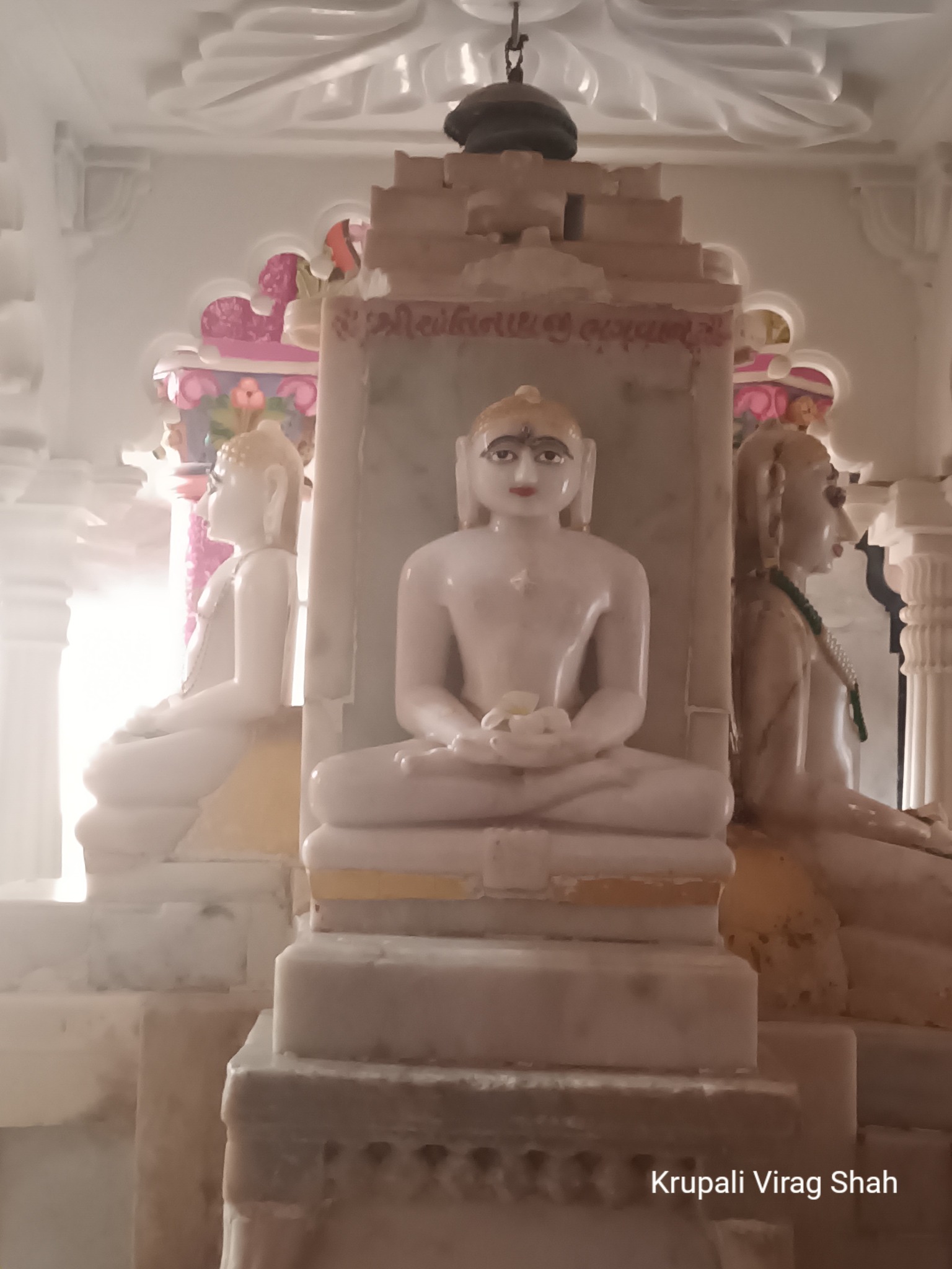 Shri Dharmnath Bhagwan Shwetamber Jain Derasar, Bhani Pol, Vrindavan Society, Radhanpur, District - Patan (Gujarat) thumbnail 3