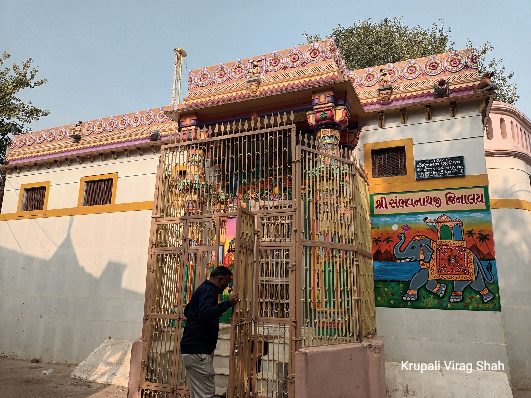Shri Sambhavnath Bhagwan Shwetamber Jain Derasar, Dhobiya Sheri, Radhanpur, District - Patan (Gujarat) thumbnail 2