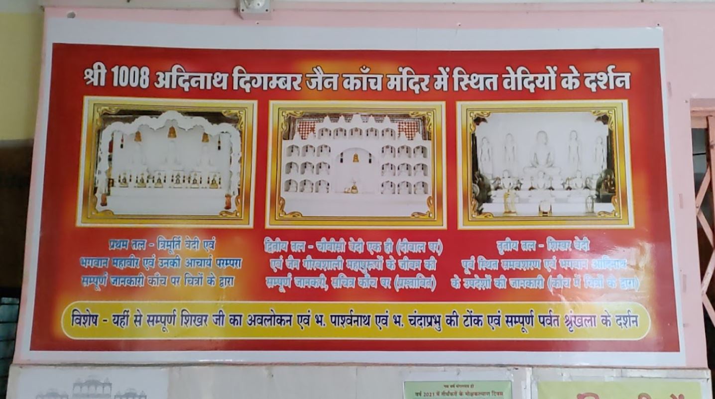 Shri Adinath Digamber Jain Kaanch Ka Mandir, Madhuban, District - Giridih (Jharkhand) image 5